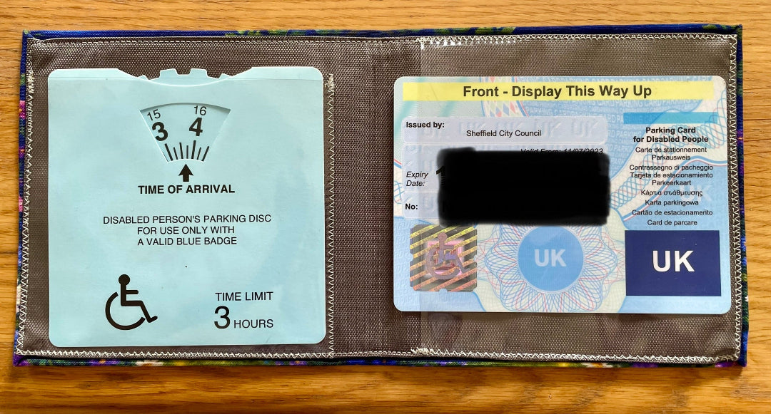 Fairy Themed Blue Badge Wallet