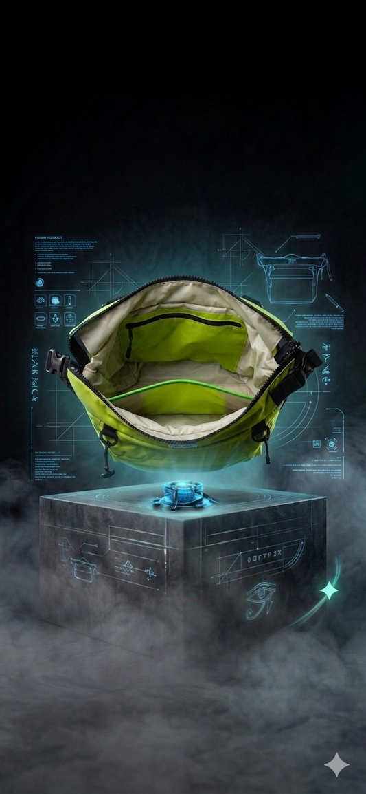 Wheelchair/Walking Frame Backpack - Green and Grey