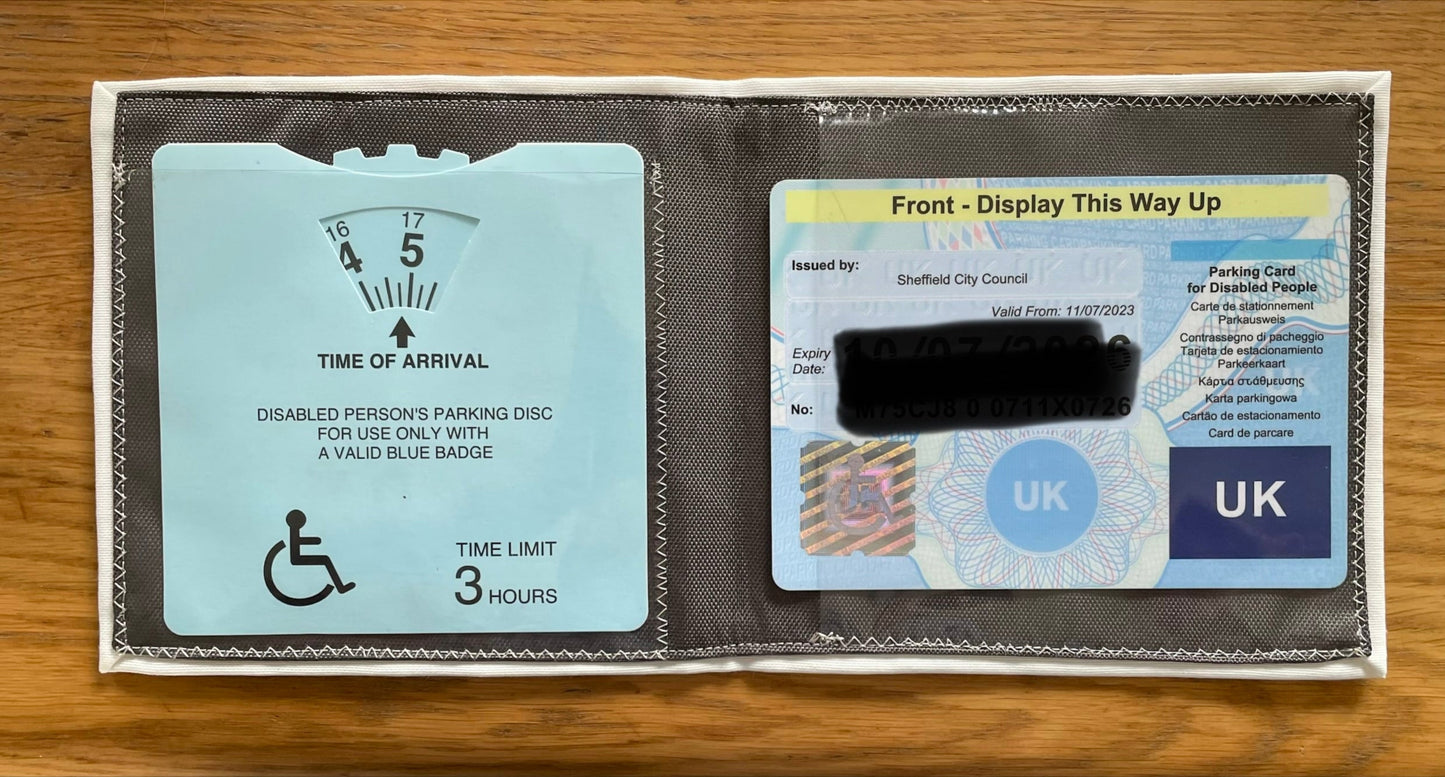 England Themed Blue Badge Wallet