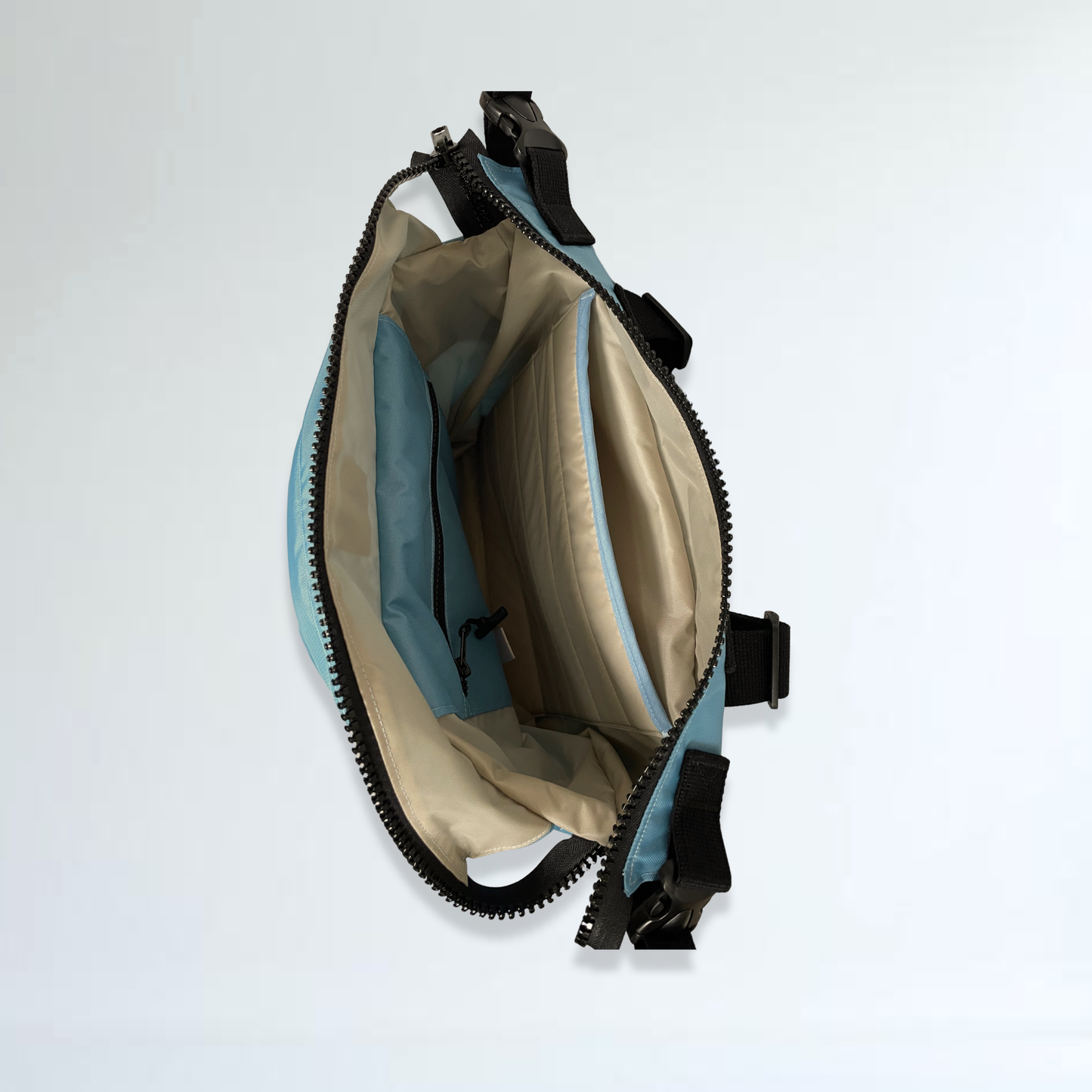 Wheelchair/Walking Frame Backpack - Blue and Grey.