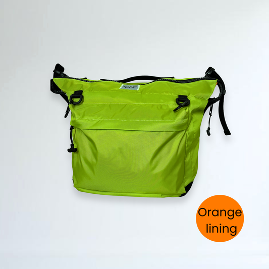 Wheelchair/Walking Frame Backpack - Green and Orange