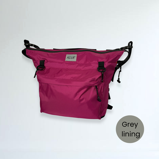 Wheelchair/Walking Frame Backpack - Pink and Grey