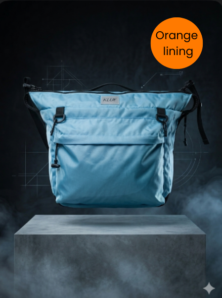 Wheelchair/Walking Frame Backpack - Blue and Orange